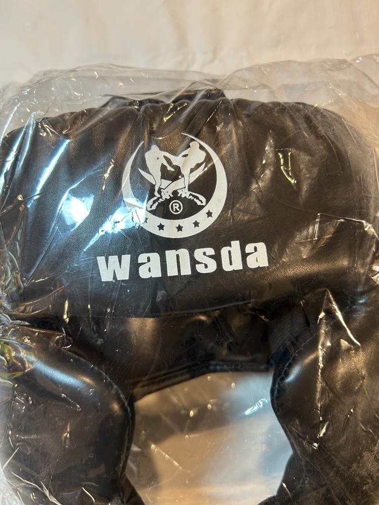 New Wansda Boxing Training & Sparring Headgear Black
