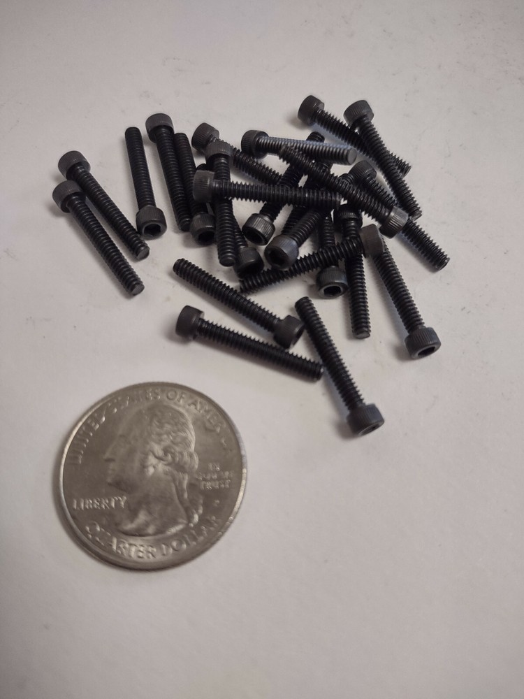 4-40 Socket Head Cap Screws - lengths from 1/4" to 2" - 124 pcs total