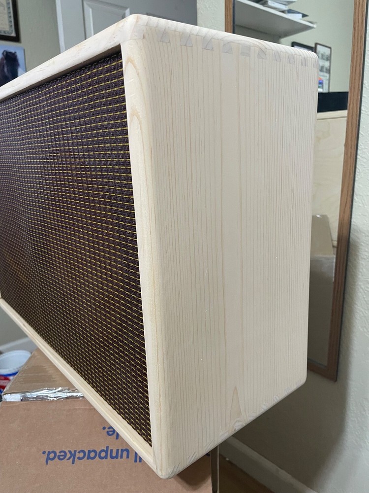 Rawcabs 2x10 rear load empty close back dovetail joint pine extension cabinet