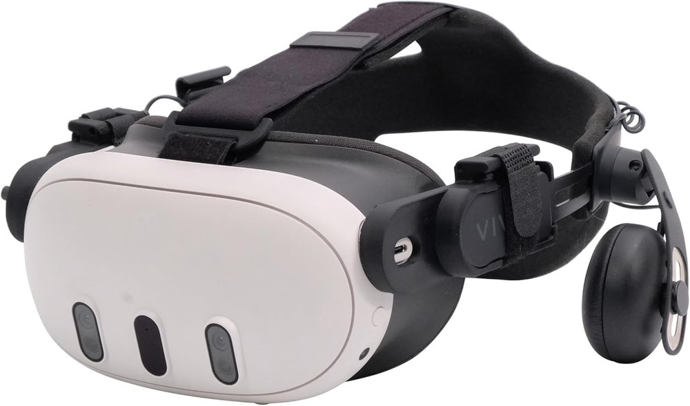 Quest 3 Headset Adapter - Securely Install Vive Deluxe Audio Strap Effortlessly
