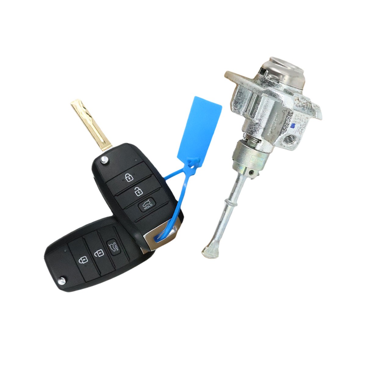 For Kia Sportage 2017 - 2022 Left Door Lock & Key Cylinder Set 81970-D9A00