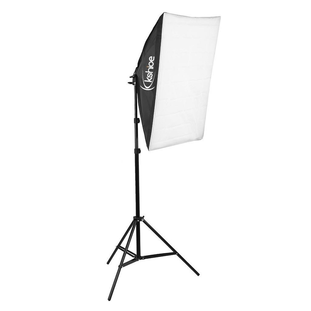 3 x Softbox Continuous Lighting Studio with 3 Adjustable Light Stands Carry Bag