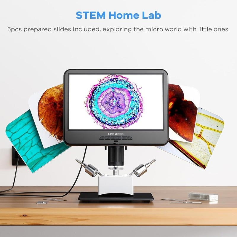 10.1'' LCD Coin Digital Microscope Full View for Error Coins Soldering Camera