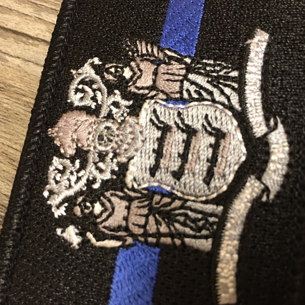 Subdued Thin Blue Line New Jersey State Flag Patch, Law Enforcement