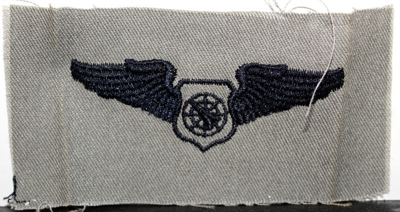 USAF Basic Air Battle Manager Badge Insignia Air Battle Uniform (ABU) Patch Pair