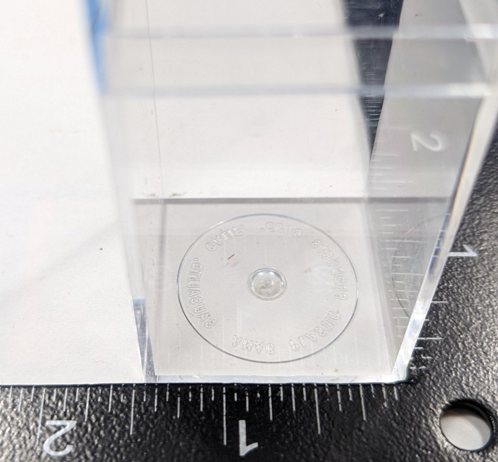 Plastic Storage Display Cube - 3⅜” x 1 ½” x 1 ½” – AMAC Plastic Products Corp