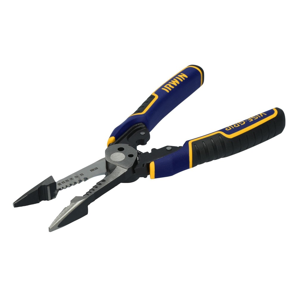 IRWIN VISE-GRIP Wire Stripper, 7 in 1 Multi-Function One Size, Gray/Blue