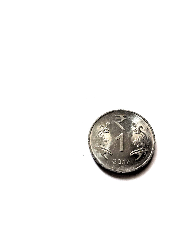 INDIA 🇮🇳 ONE (1) RUPEE COIN 2017