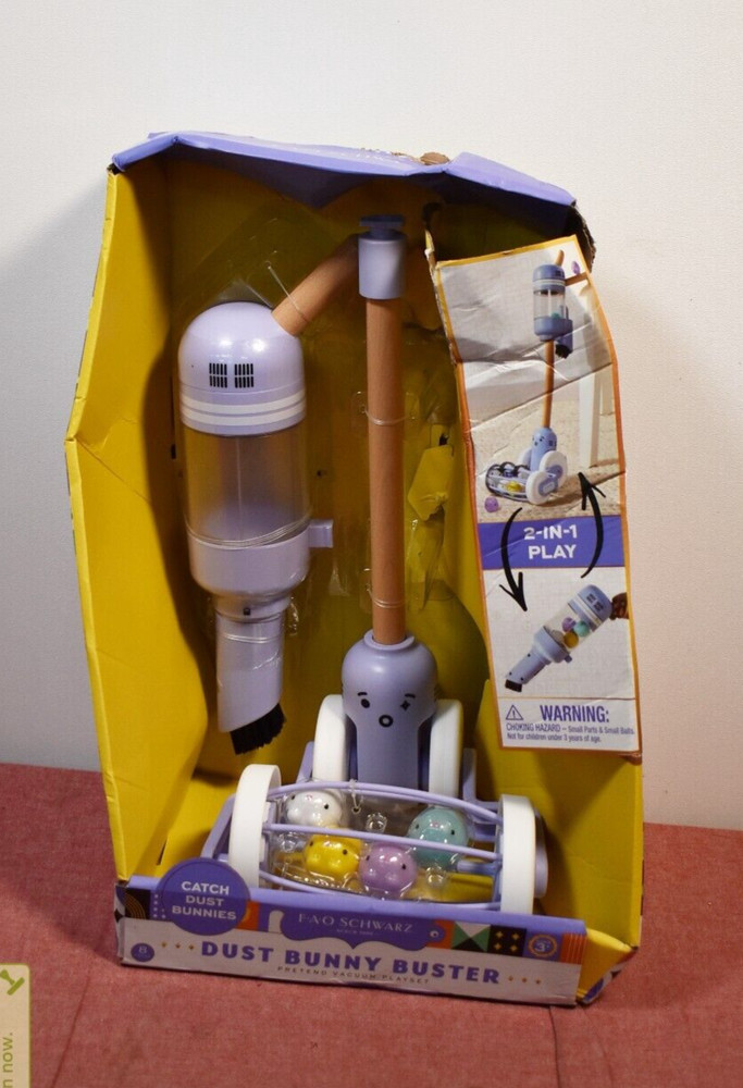 FAO Schwarz Pretend Play Dust Bunny Vacuum Set