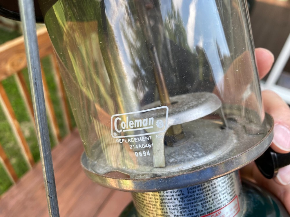Vintage Coleman Lantern Model 288A Two Mantle w/ Black Case