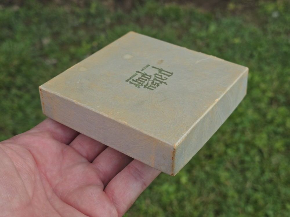 Vtg Patsy Puff Powder Makeup Puff Doll Face Box * Old Display Box Only * See Pic