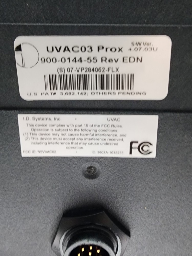 ID Systems UVAC03 Prox Vehicle Access Controller Keypad Reader
