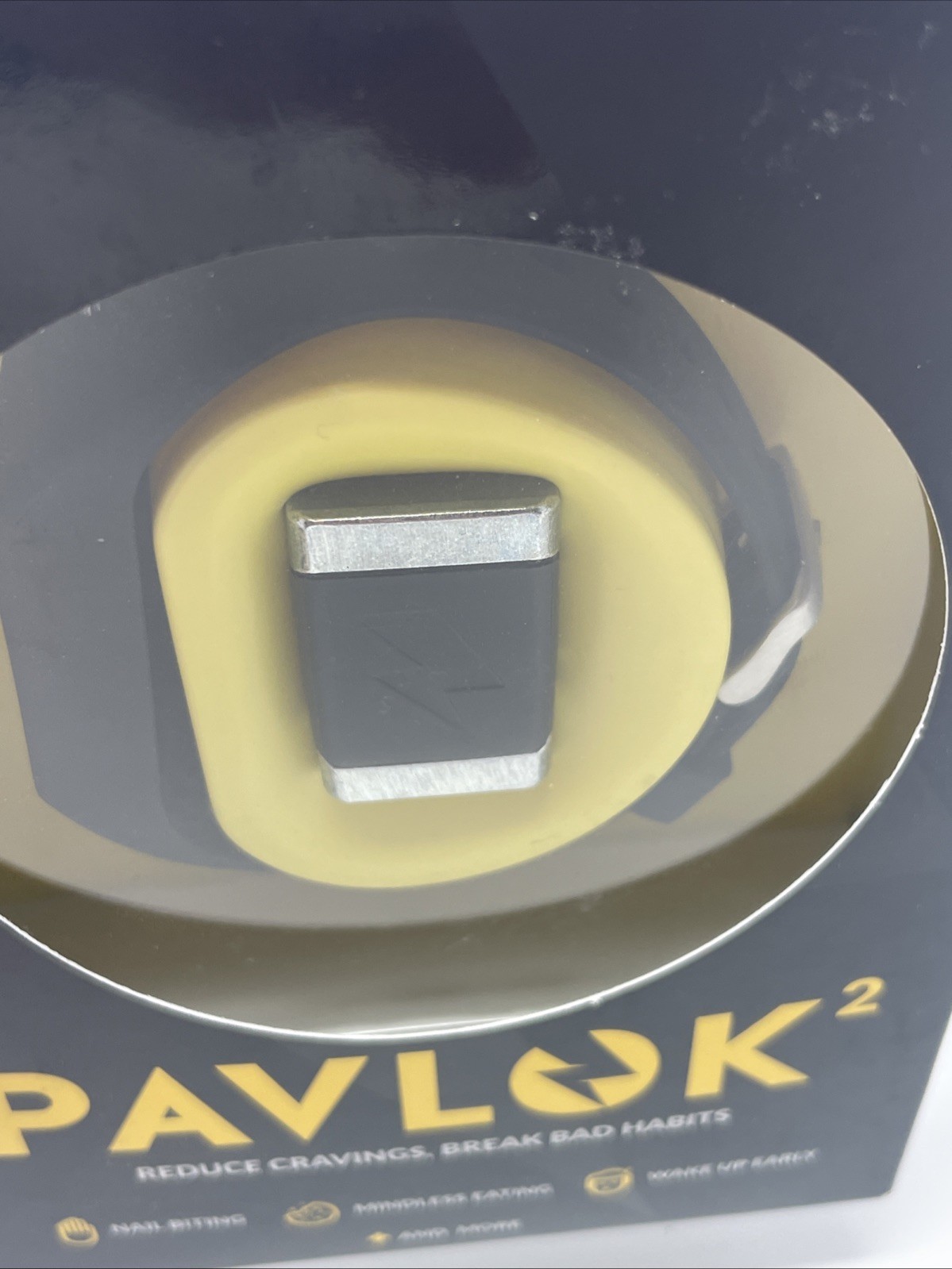 Pavlok 2 Shock Impulse Black Wrist Band Silent Alarm Break Bad Habits Open Box