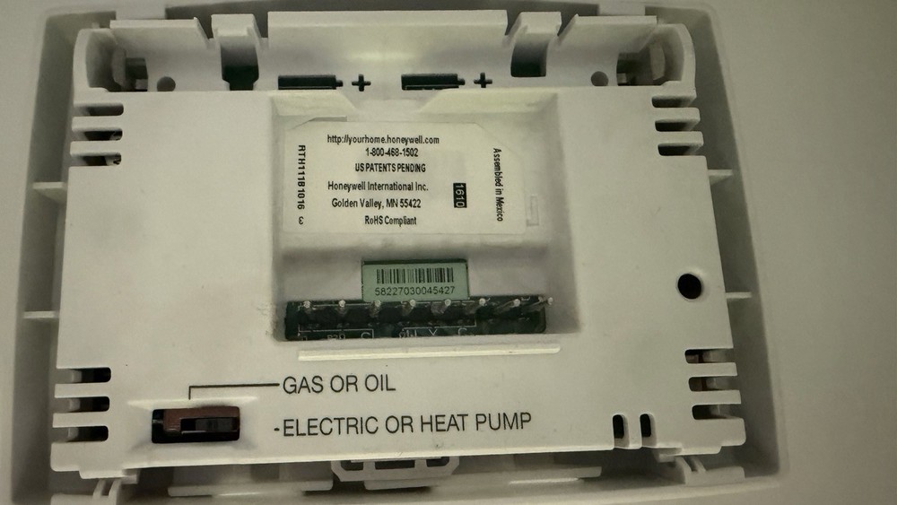 Honeywell Thermostat Model 1610