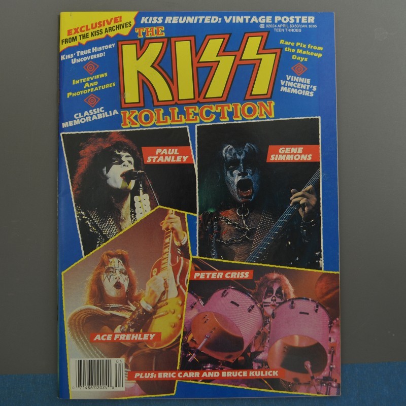 Magazine Teen Throbs The KISS Kollection 1989 April Ships Free in USA
