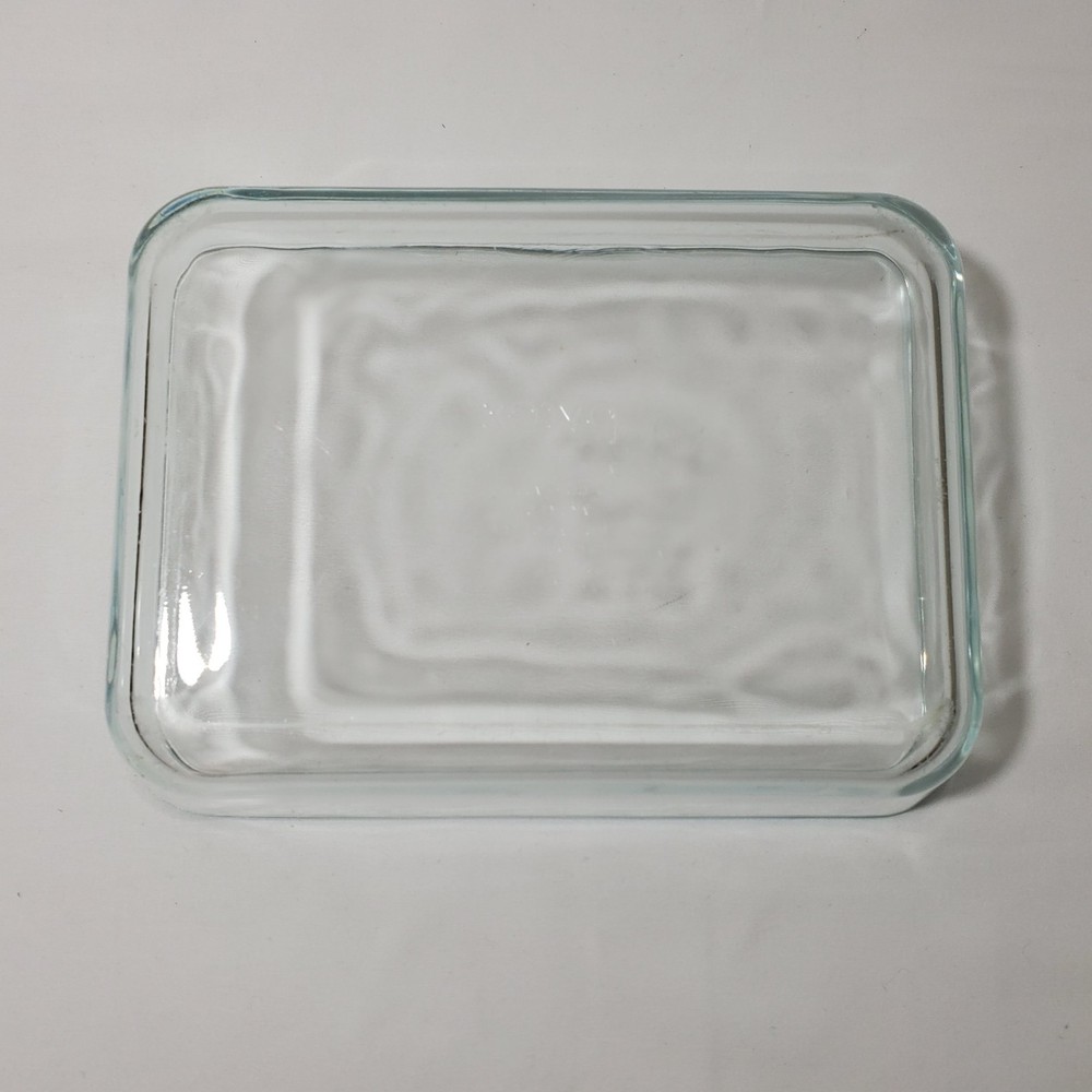 PYREX USA Rectangular Baker Clear Tinted Glass 3 Cups Style 7210