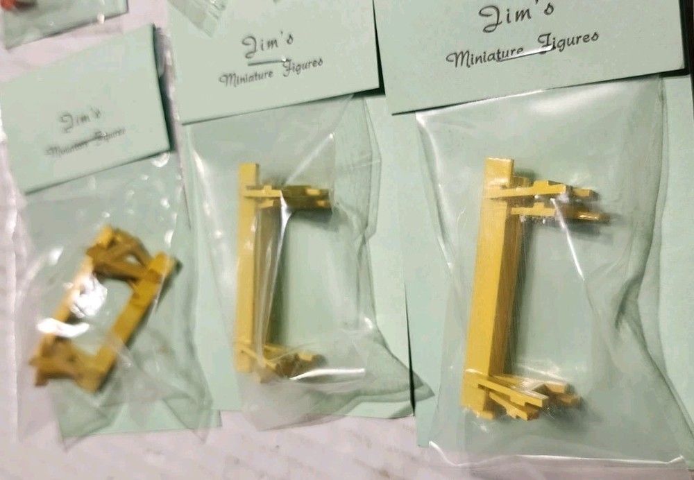 Jim's Miniature Figures O Scale Figures Set (8 Packages)
