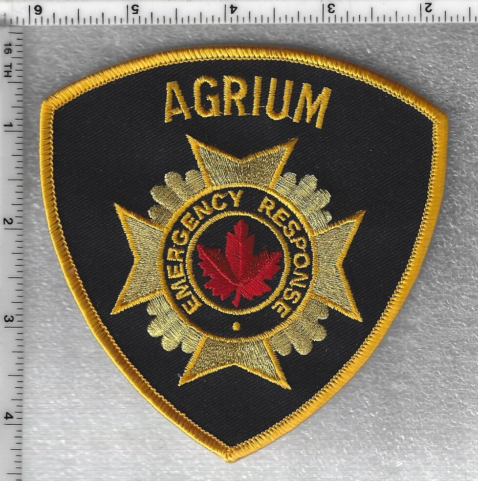Agrium Emergency Response (Redwater Fertilizer Facility, Alberta, Canada) Patch