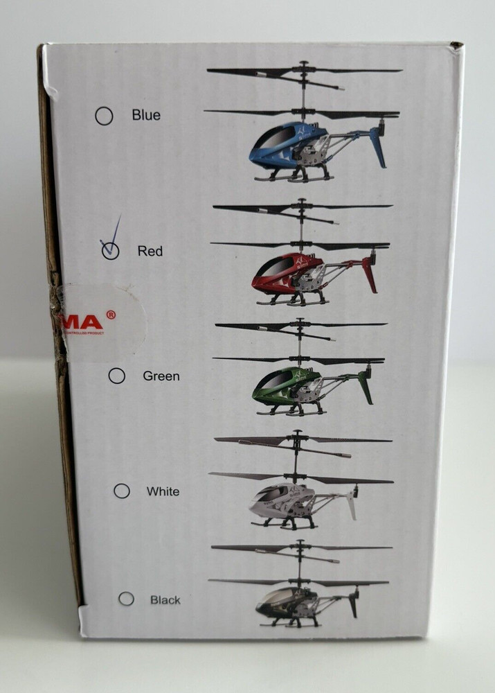 SYMA S107H-E Red 2.4 GHz Hover Function Remote Control Helicopter NEW / SEALED