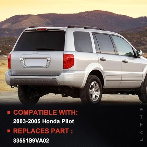 Tail Light Assembly Compatible With 2003-2005 Honda Pilot Rear Left Driver Side