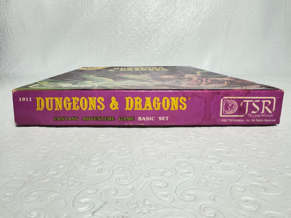 RARE 1011 Dungeons & Dragons Fantasy Adventure Game Basic Set 1 TSR 1981 Dice