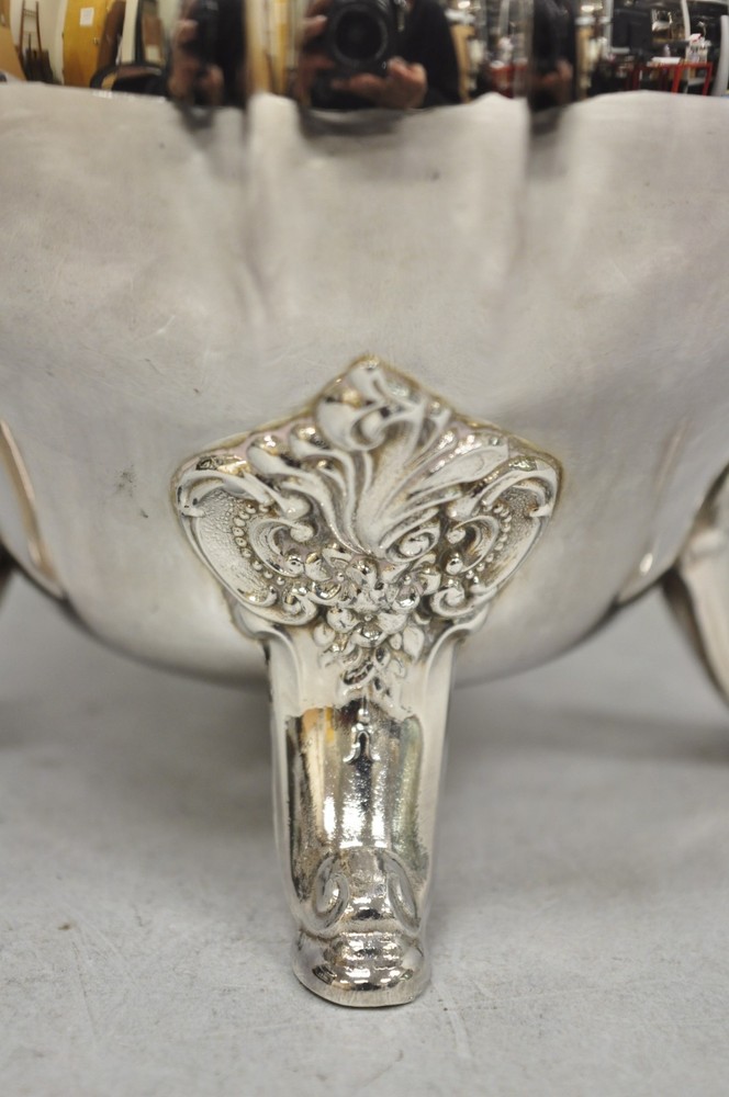 Vintage Baroque by Wallace 267 Silver Plated Footed Lemonade Water Pitcher