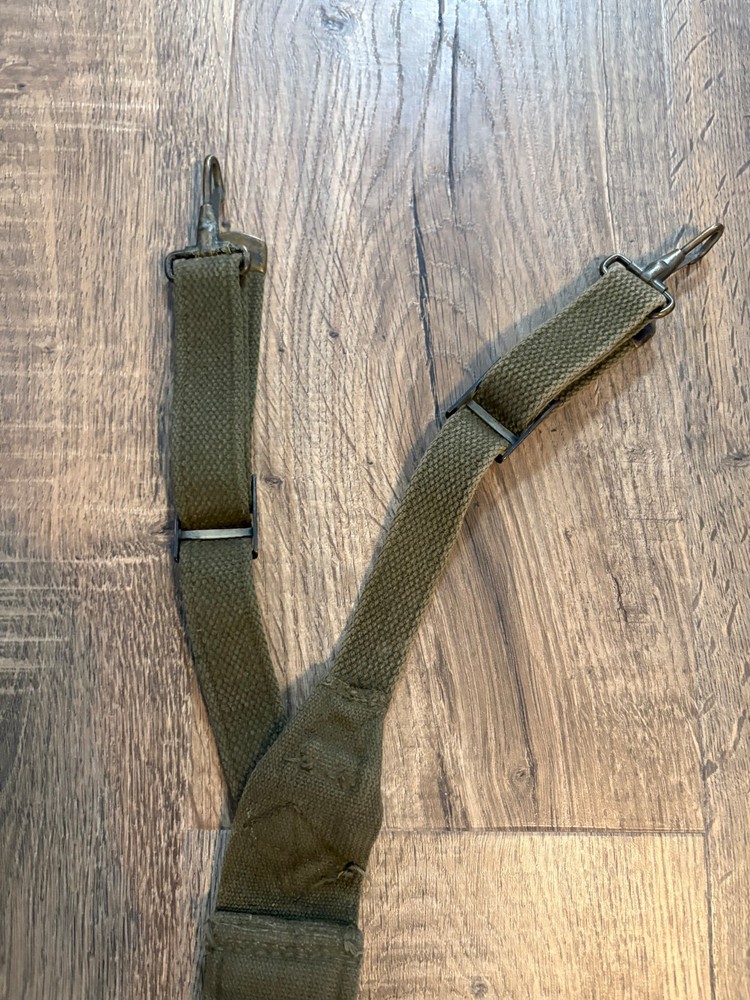 US Army M1945 Combat Field Pack Suspenders WWII