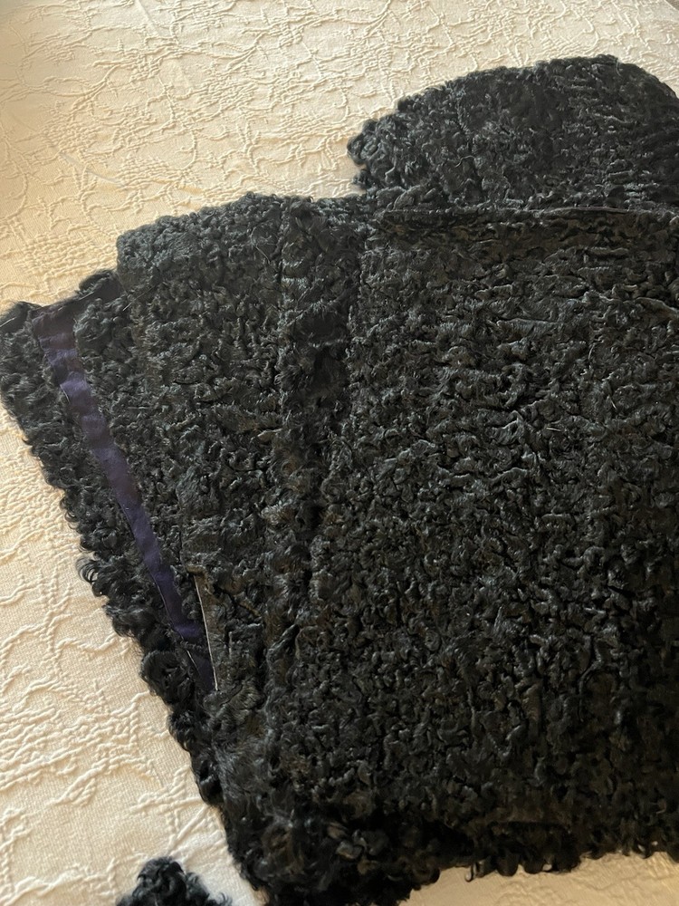 Karakul Black fur