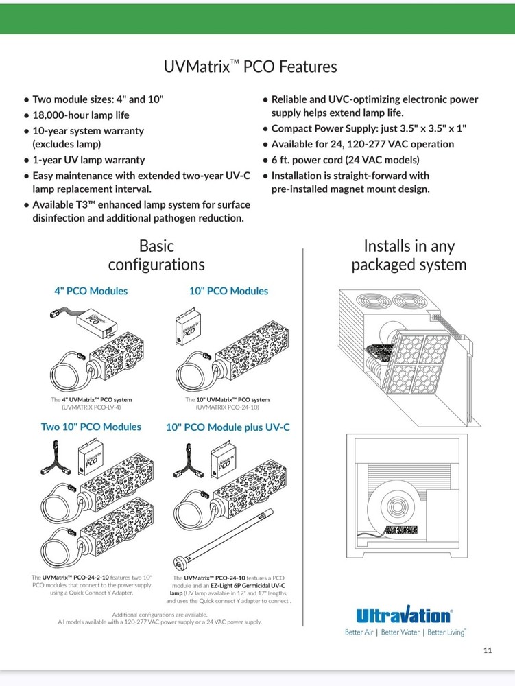 Ultravation UVMatrix PCO-24-2-10