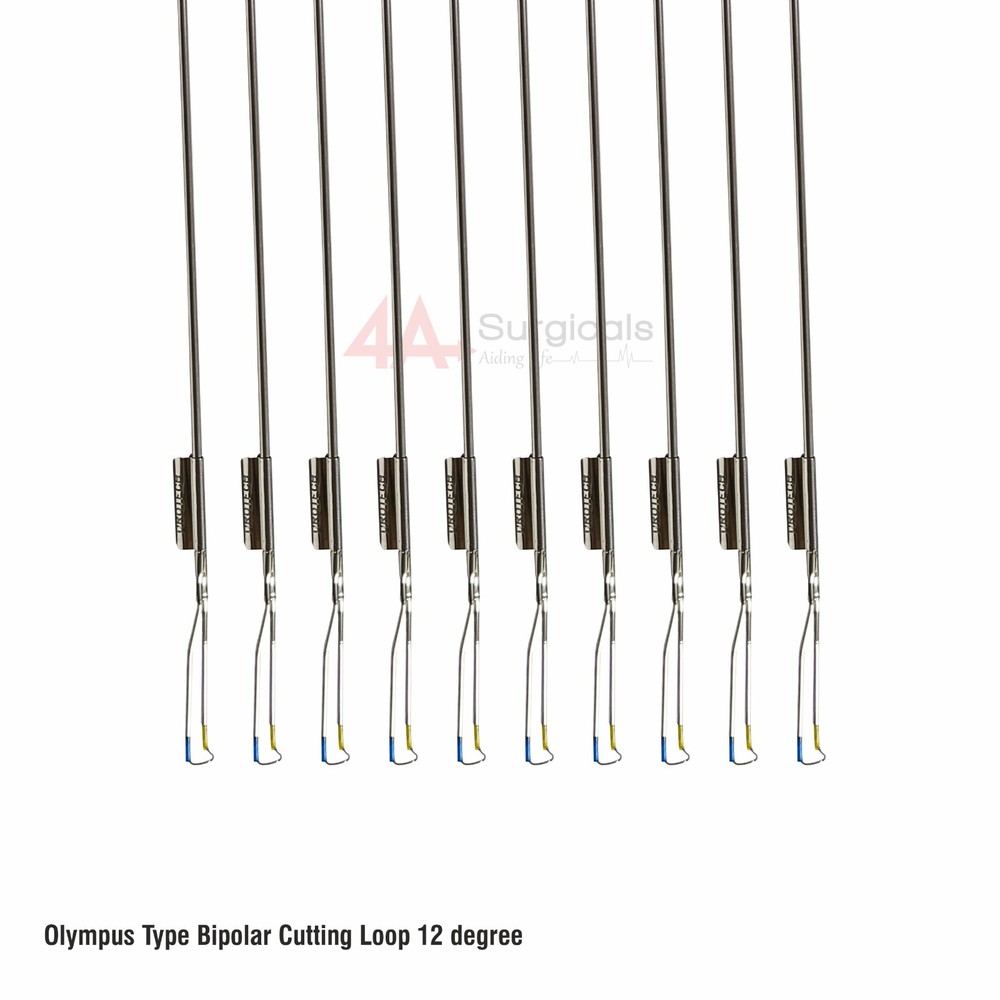 4A Olympus Type Bipolar Cutting Loop 12 degree Set of 10