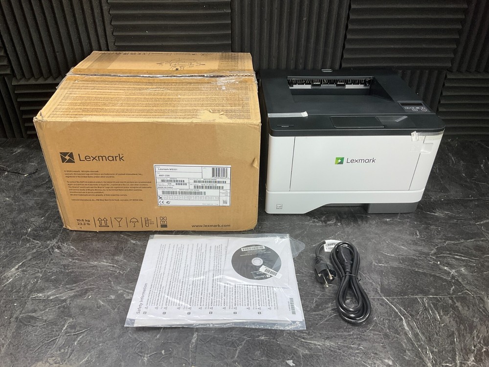 Lexmark MS331dn Laser Printer ••220 VOLT•• 29S0010 ✅❤️️✅❤️️ NEW! SEALED!