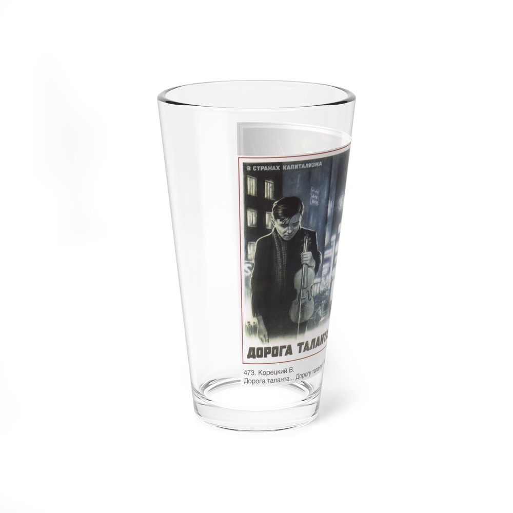 Soviet Era Poster 250 - Pint Glass 16oz