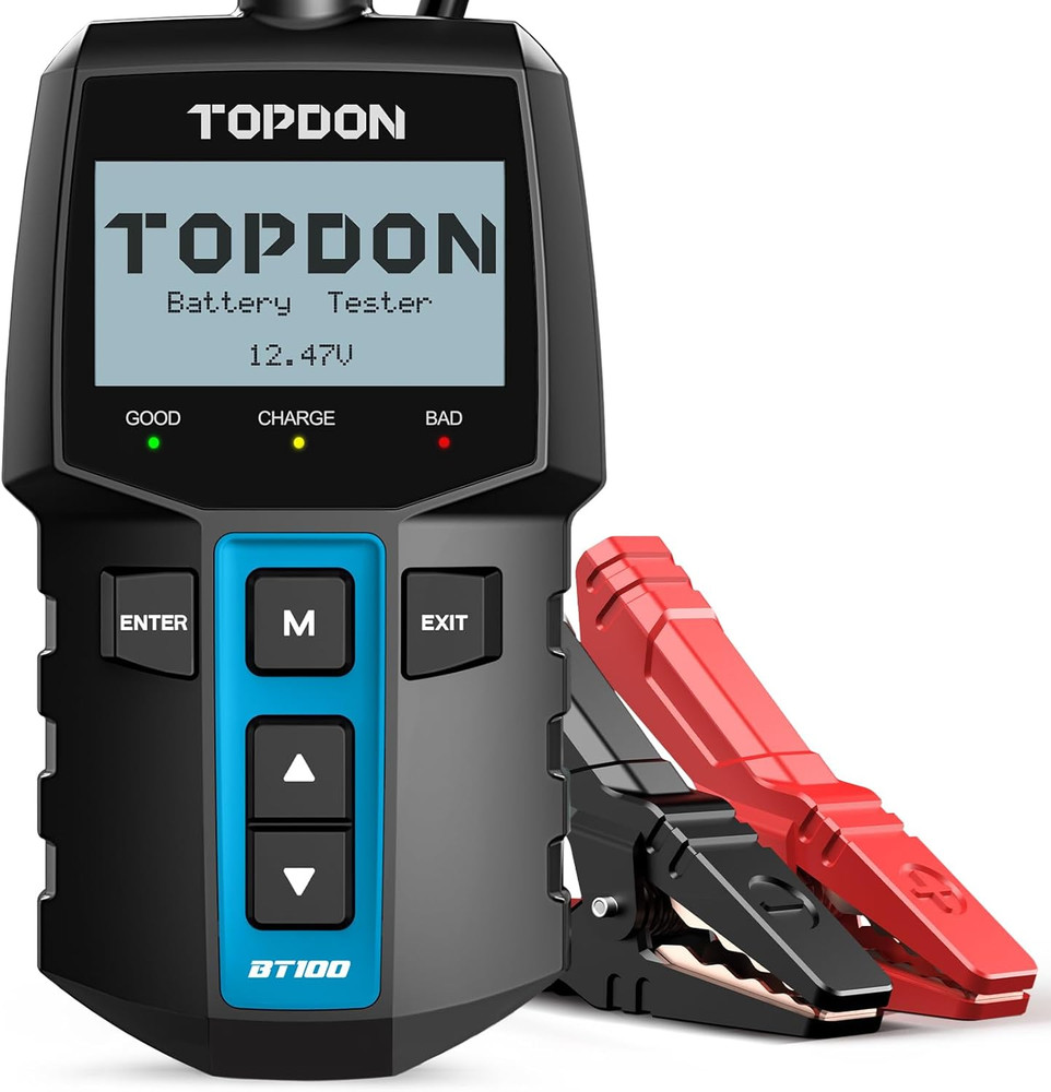 Digital Auto Battery,Alternator Analyzer Charging Cranking System Tester for Ca