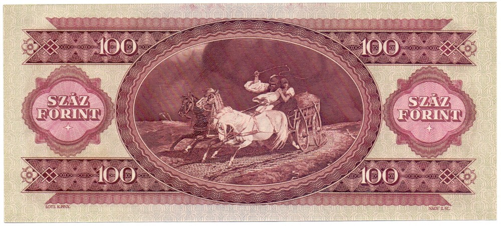 Hungary 100 forint 1957 UNC