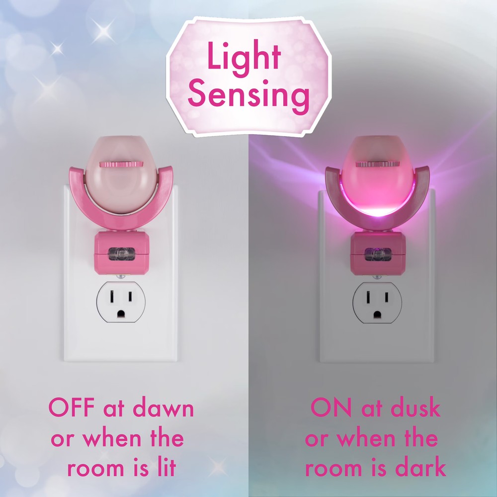 Projectables Disney Princesses 6-Image Plug-in LED Night Light, Light Sensing