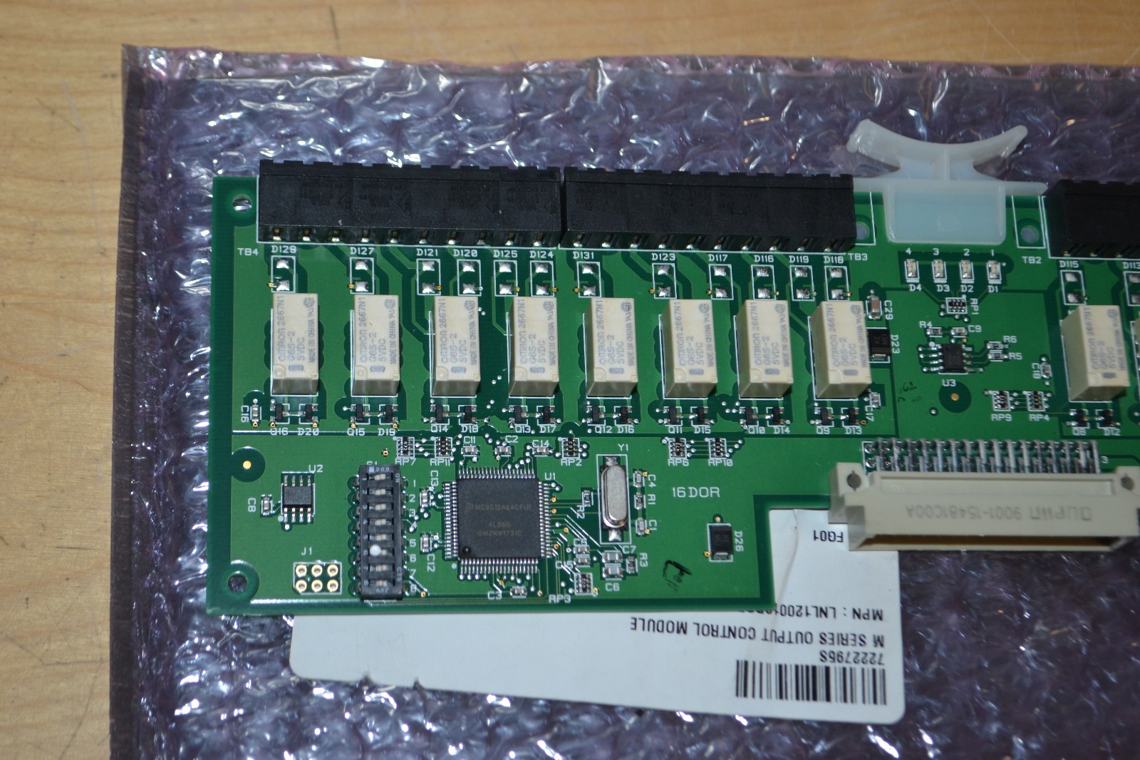 Lenel ~ LNL-1200-16DOR ~ LNL-1200 2 VDC 16 Relay Output Control Module ~ (p)