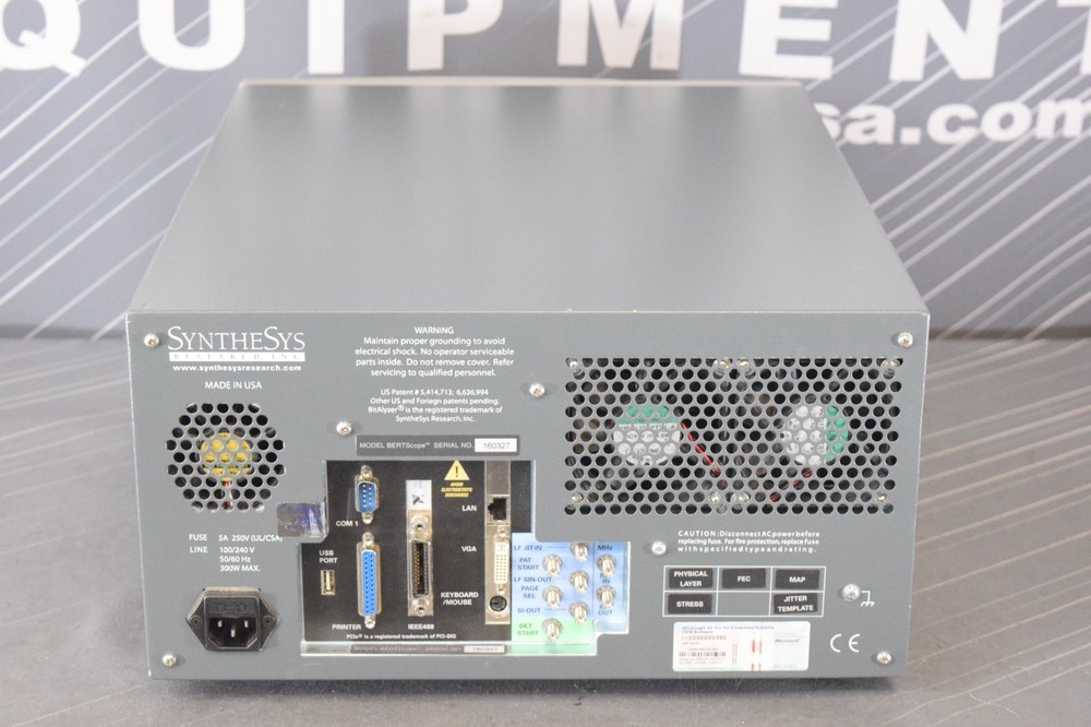 Synthesys BSA12500B BERTScope 12.5Gb/s Stressed Pattern Generator Error Analyzer