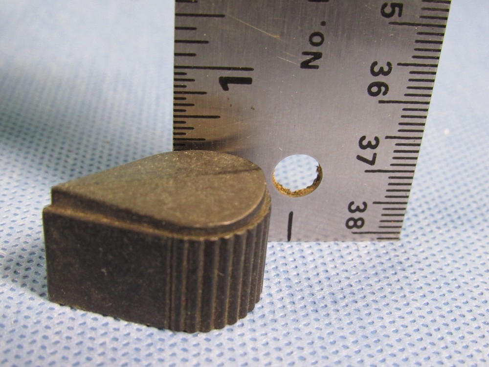 Raytheon & Unbranded Teardrop Set of 16 Pointer Control Black Knobs Vintage