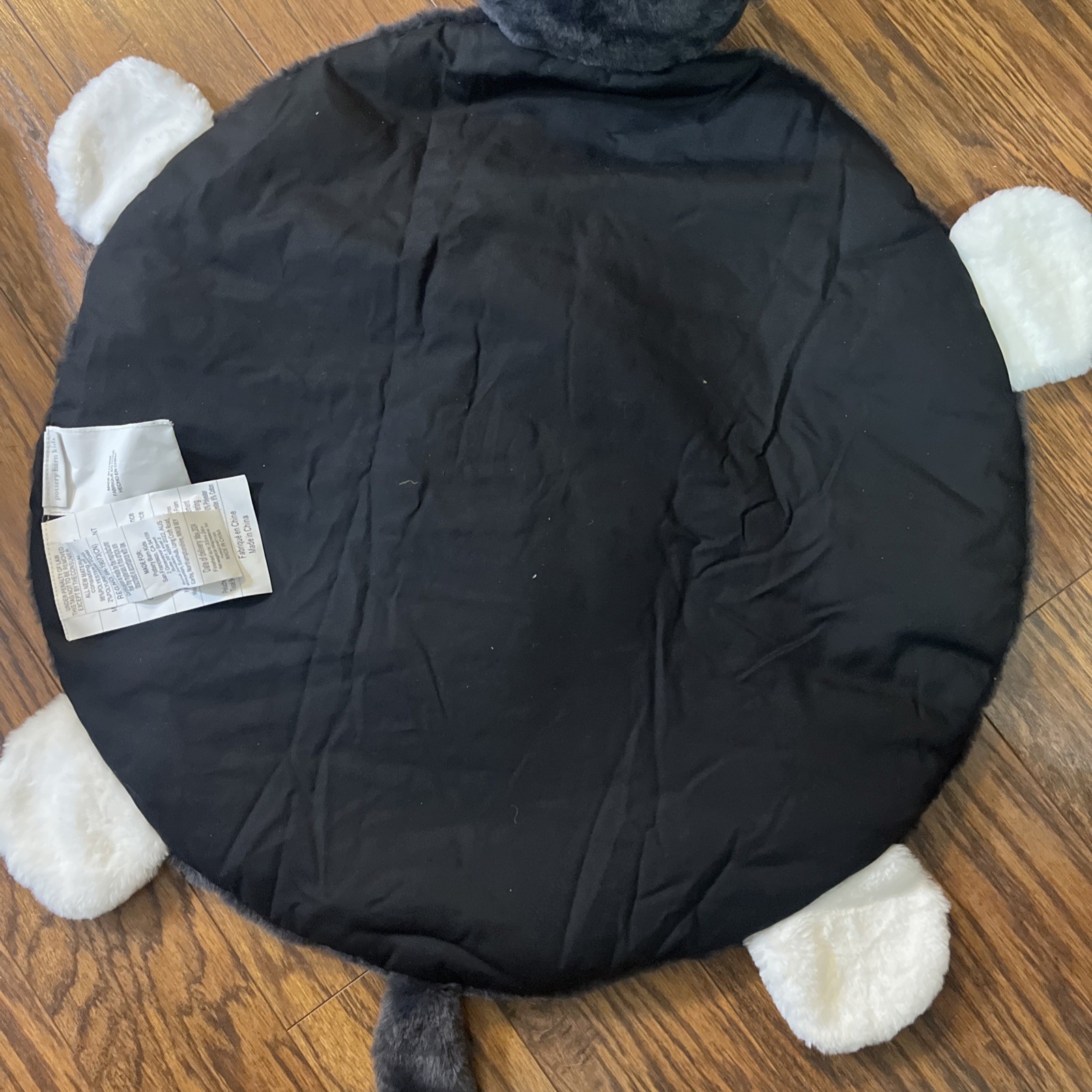 Pottery Barn Kids Baby Play Mat 27" Bulldog Puppy, Soft Lovey Tummy Time NWT