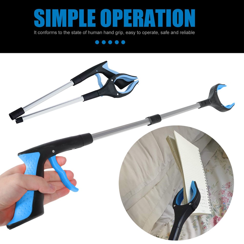 Practical pickup tool clip garbage collector household portable foldable long
