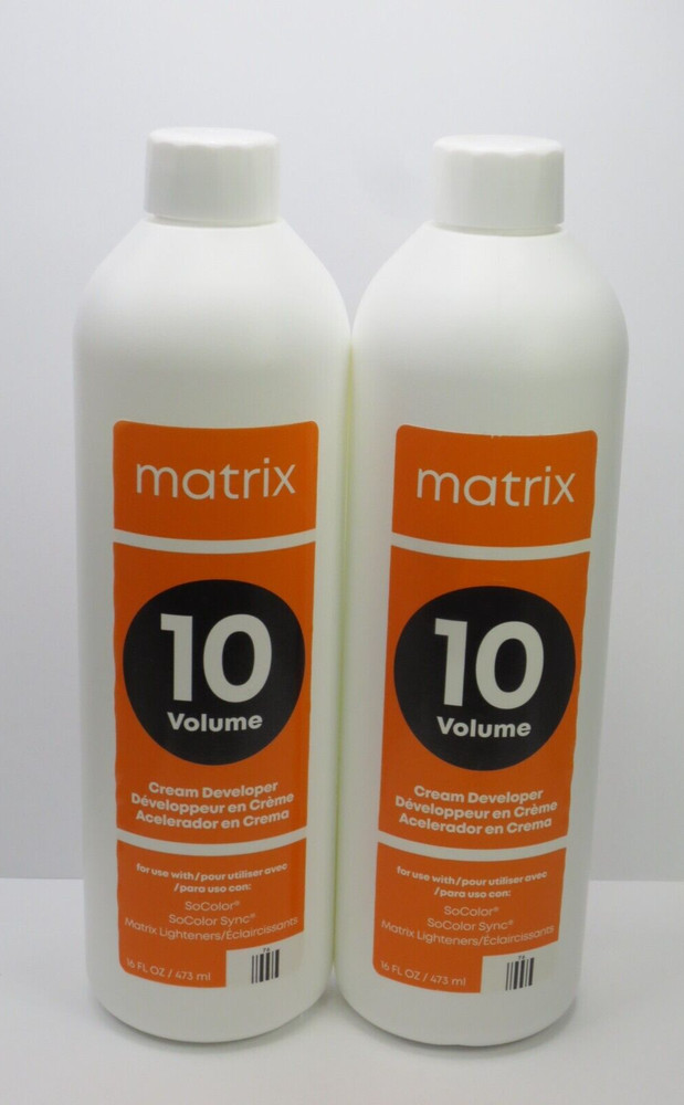 MATRIX 10 VOLUME CREAM DEVELOPER 16 OZ (LOT OF 2)