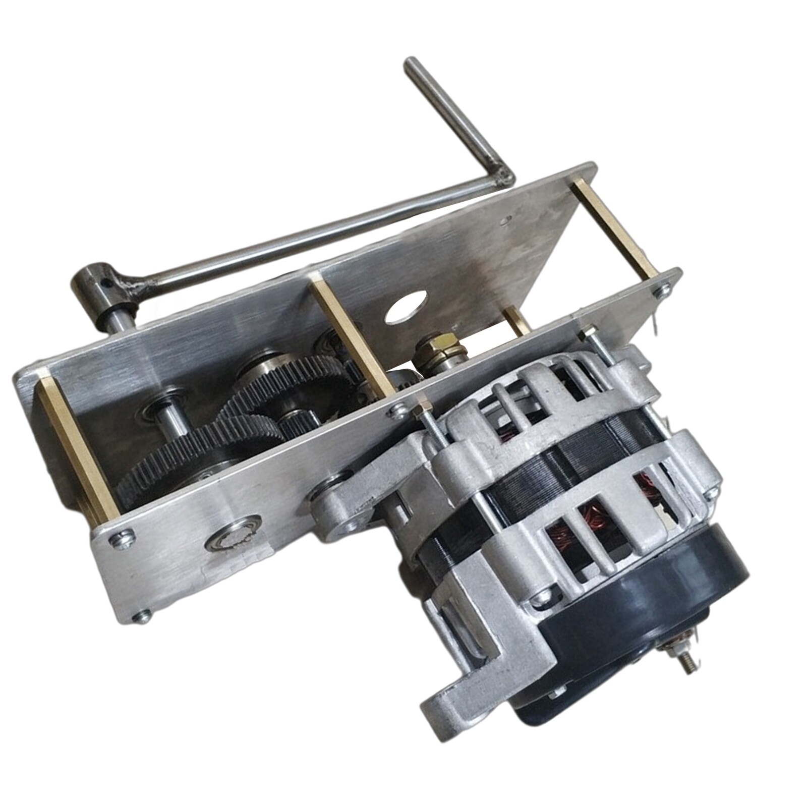 1500/2000W Portable Hand Crank Generator PMA Permanent Magnet Pure Copper Wire