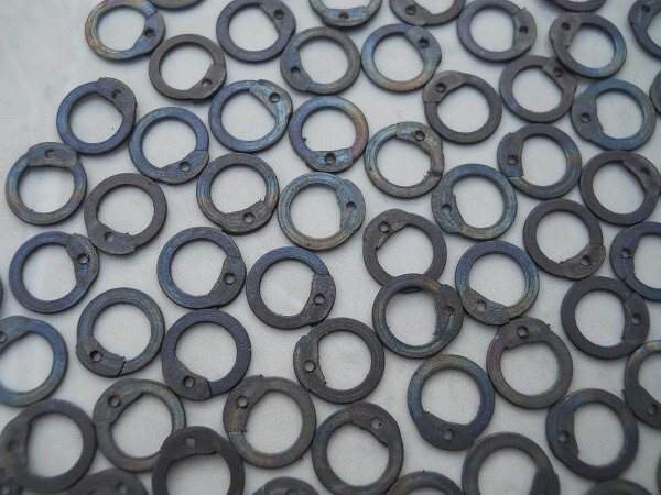 Titanium Jump Rings/ Flat riveted loose rings /medieval chainmail repair kit sca