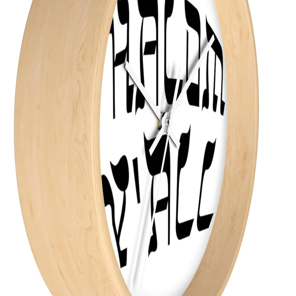 Wall Clock "Shalom Y'all"