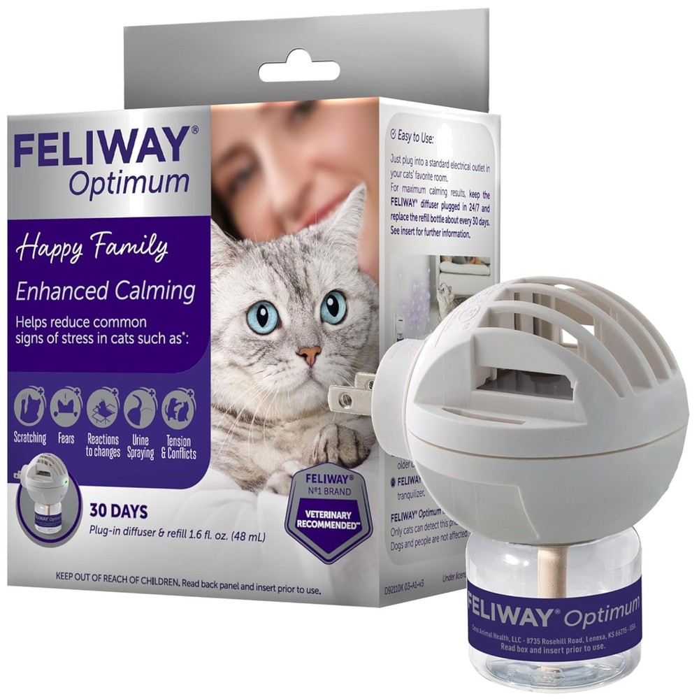 Cat Calming Plug In Diffuser Kit 48ml - Reduce Stress