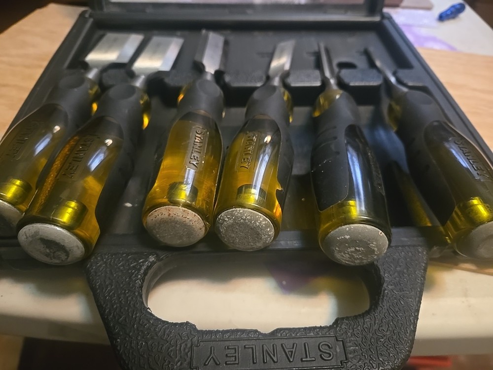 Stanley Chisel Set Made In England, 6 Pieces 16-971