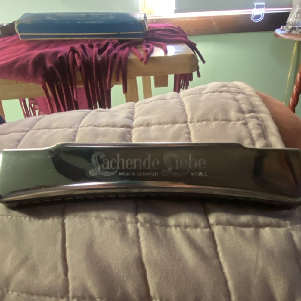 Lachende Liebe Harmonica Made in Germany with Original Box
