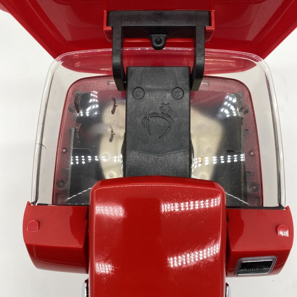 Keurig K10 Mini plus Coffee Maker Red Cleaned