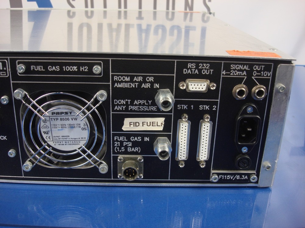 J.U.M Engineering Total Hydrocarbon Concentration Analyzer Model 3-500