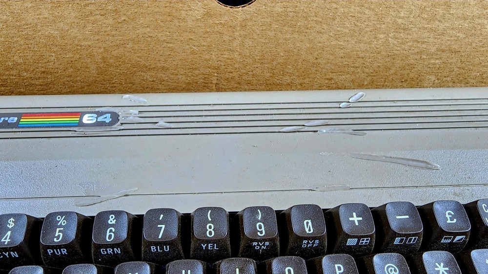 Vintage Commodore 64 Computer C64 In Original Box w/ Inserts & Cables, Powers Up